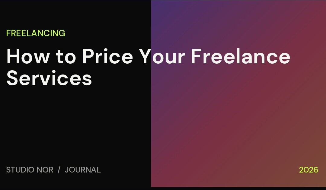 How to Price Your Freelance Services